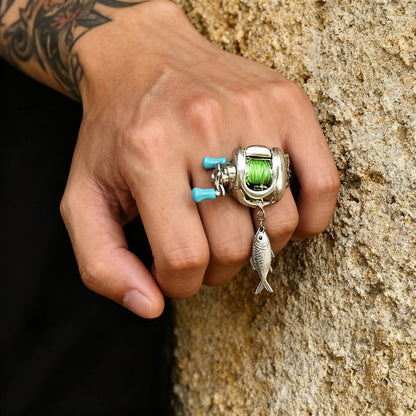 LuckyReel™ Necklace – Working Mini Fishing Reel Pendant