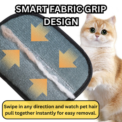 FurrySwipe™ Pet Hair Cleaner Glove for Car, Fabric & Furniture