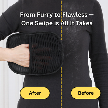FurrySwipe™ Pet Hair Cleaner Glove for Car, Fabric & Furniture